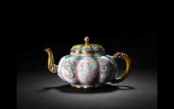 古董老物件茶壶瓷器（乾隆御制茶壶鉴赏）