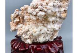 天然珊瑚结晶状石英石摆件价格多少(石英石晶体里长出的结晶是什