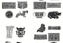 青铜器上的纹样有哪些种类(绘制商周时期铜器上具有代表性的纹样)